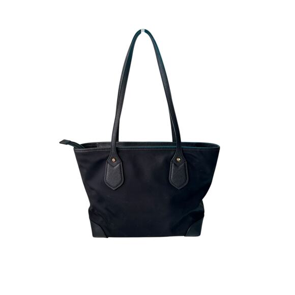 Michael Kors Black Nylon Leather Jet Set Medium Tote EUC - Picture 7 of 11